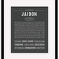 Jaidon | Name Art Print