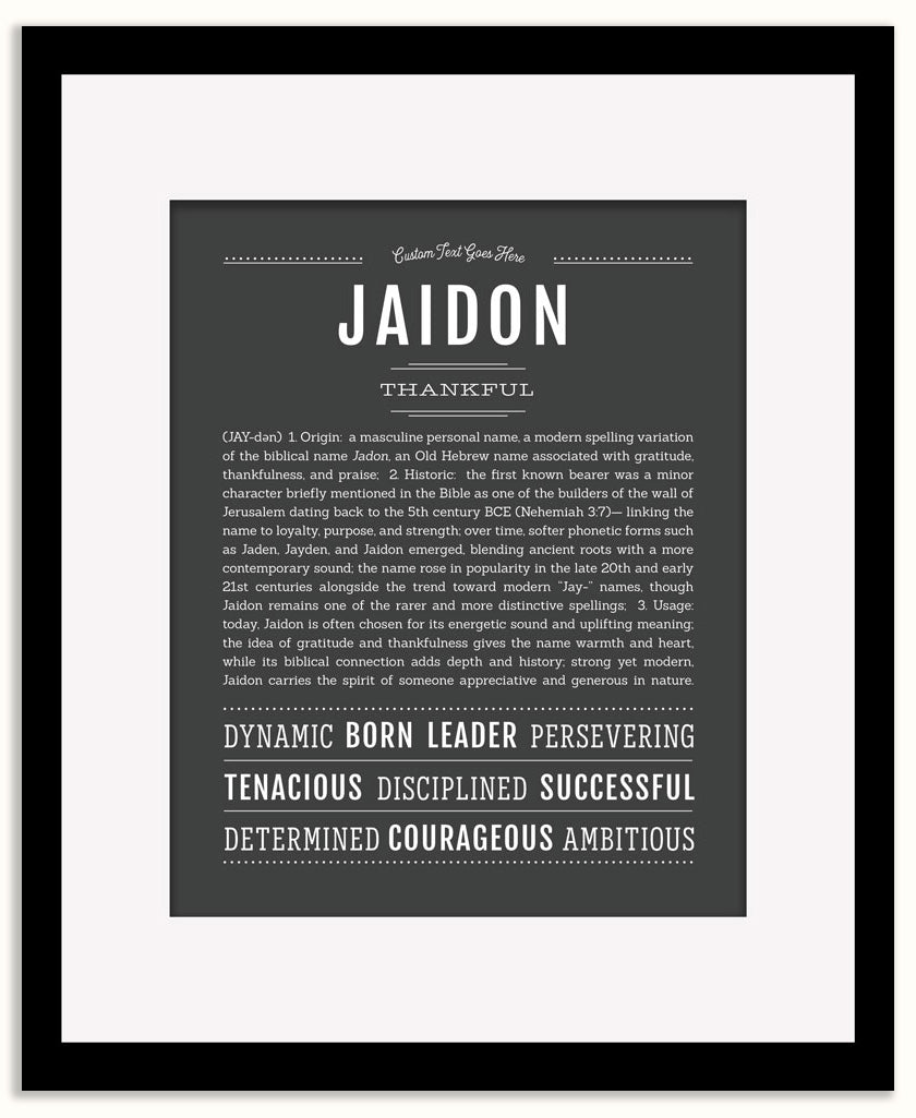 Jaidon | Name Art Print