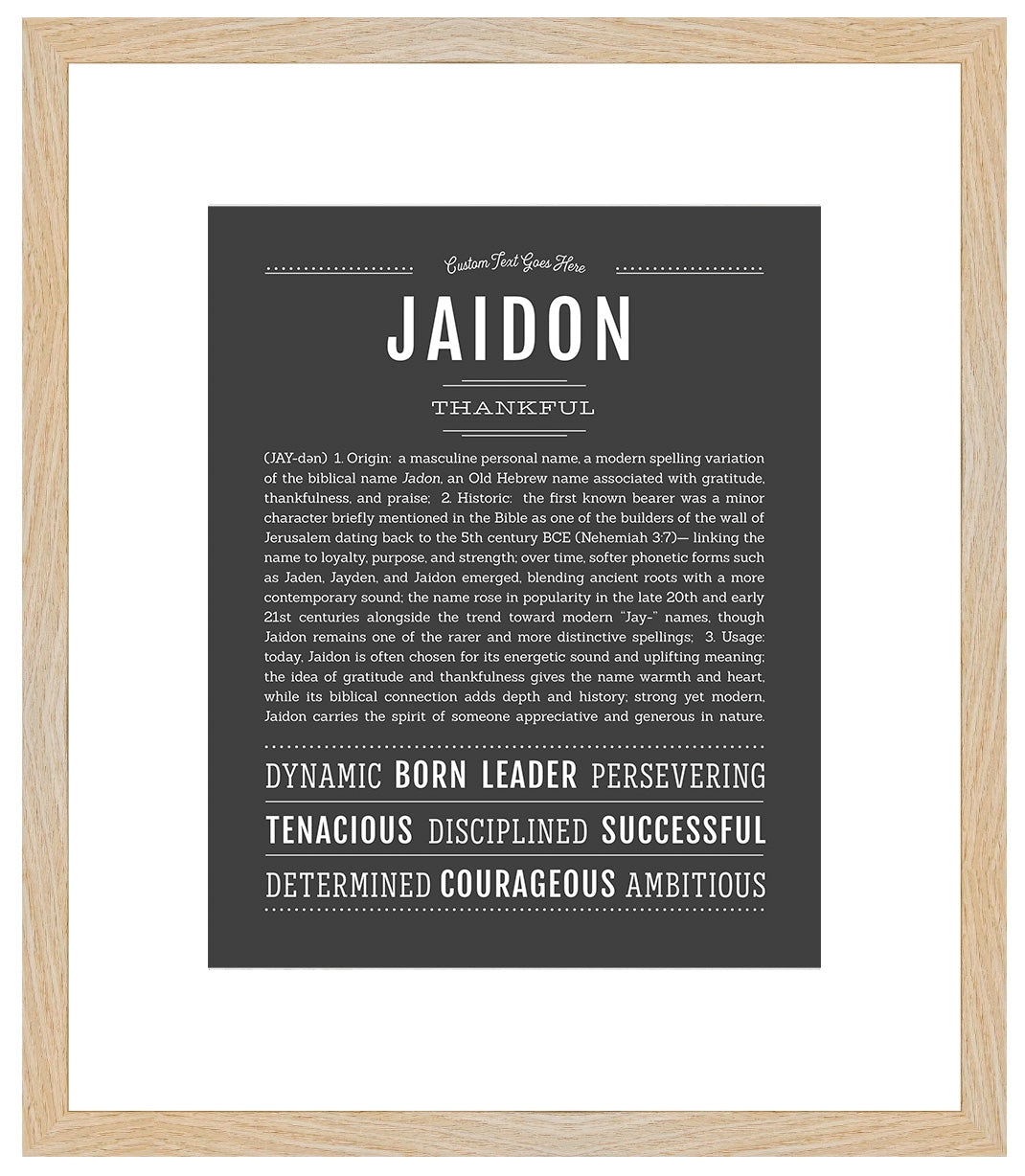Jaidon | Name Art Print