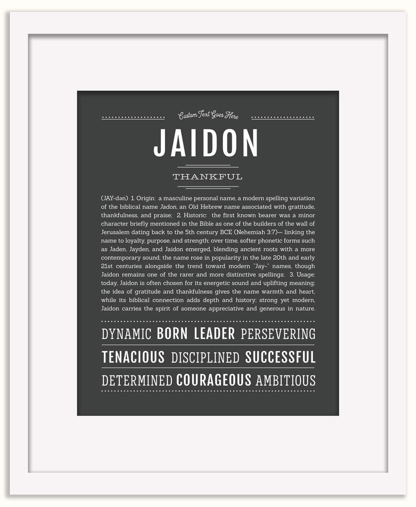 Jaidon | Name Art Print