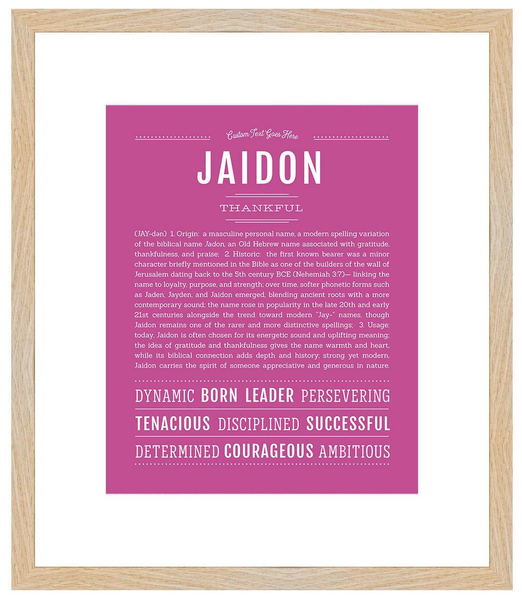 Jaidon | Name Art Print