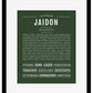 Jaidon | Name Art Print