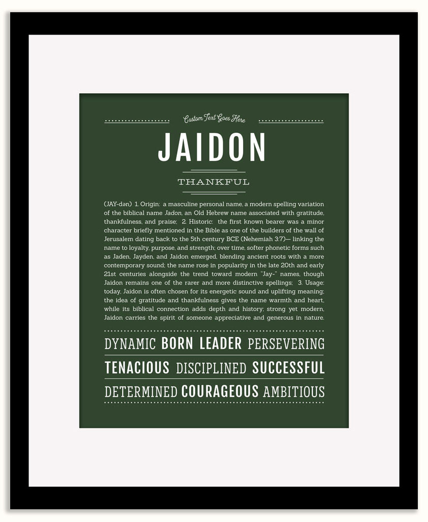 Jaidon | Name Art Print