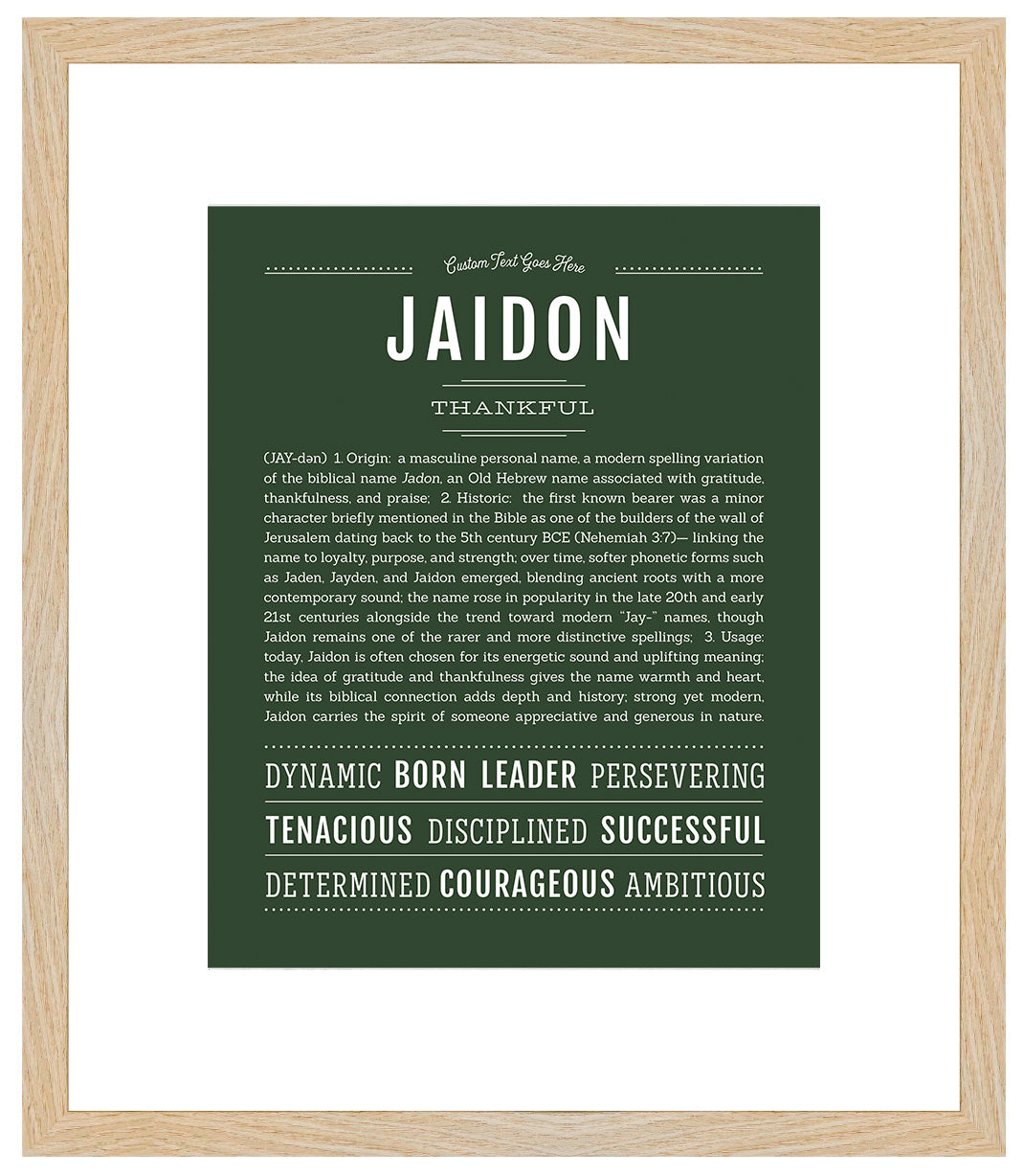 Jaidon | Name Art Print