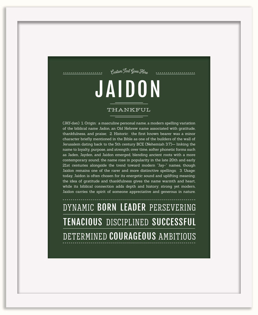 Jaidon | Name Art Print
