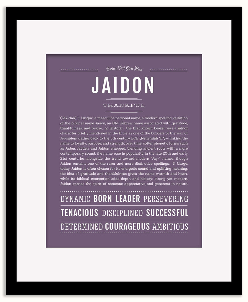 Jaidon | Name Art Print