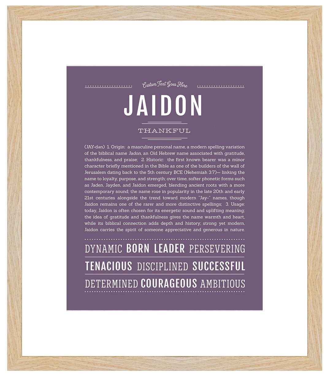 Jaidon | Name Art Print