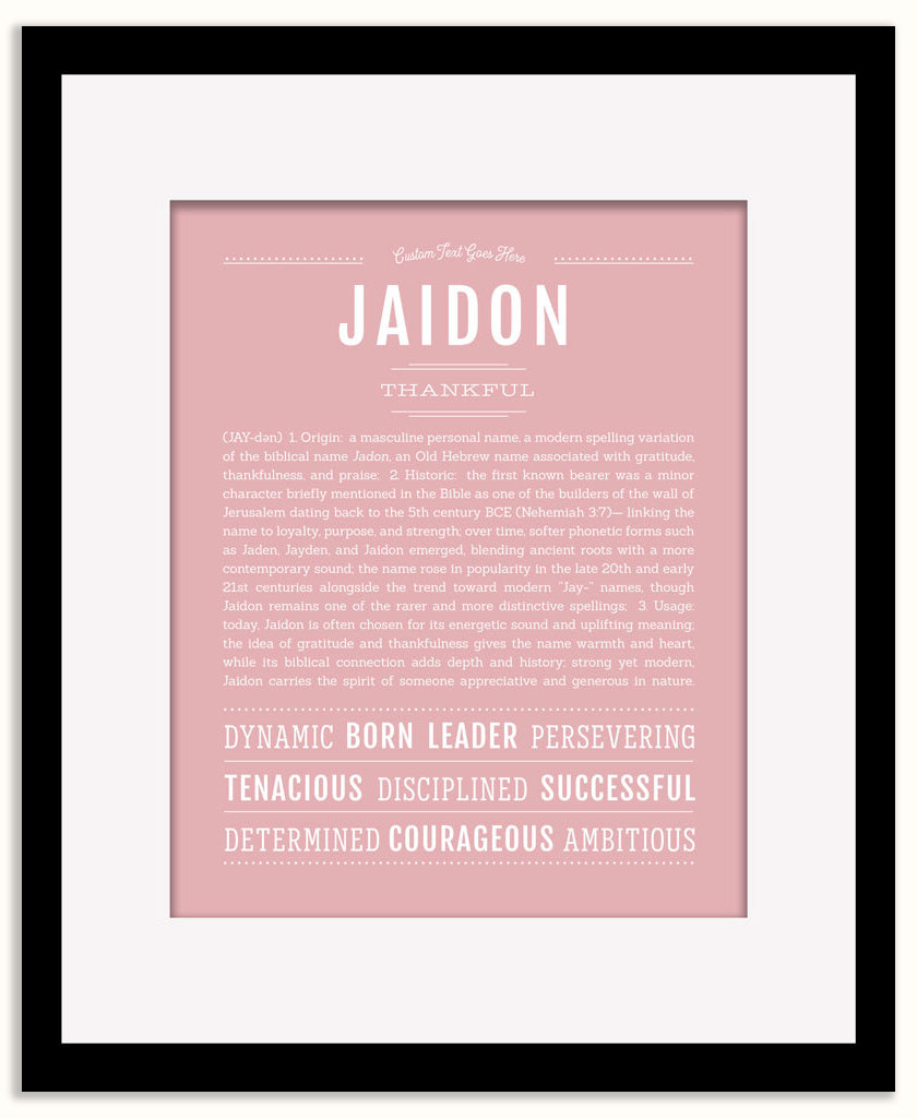 Jaidon | Name Art Print