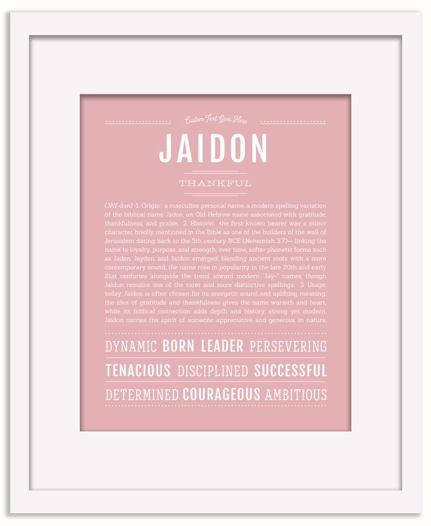 Jaidon | Name Art Print