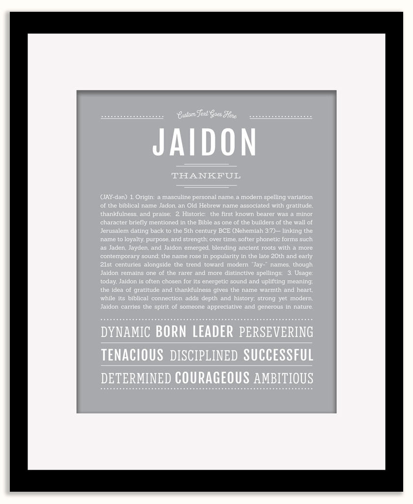 Jaidon | Name Art Print