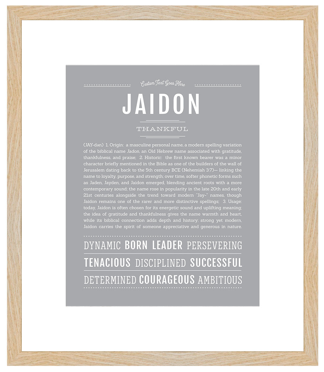Jaidon | Name Art Print