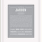 Jaidon | Name Art Print