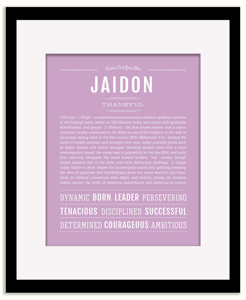 Jaidon | Name Art Print