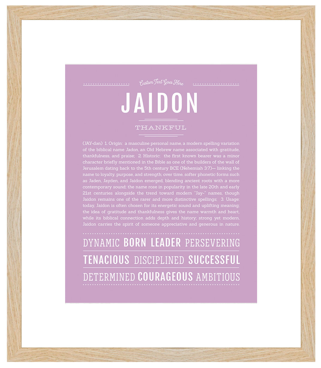 Jaidon | Name Art Print