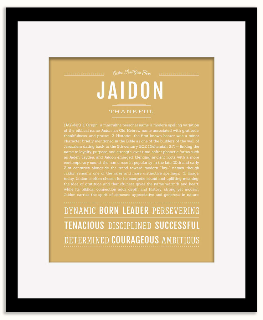 Jaidon | Name Art Print