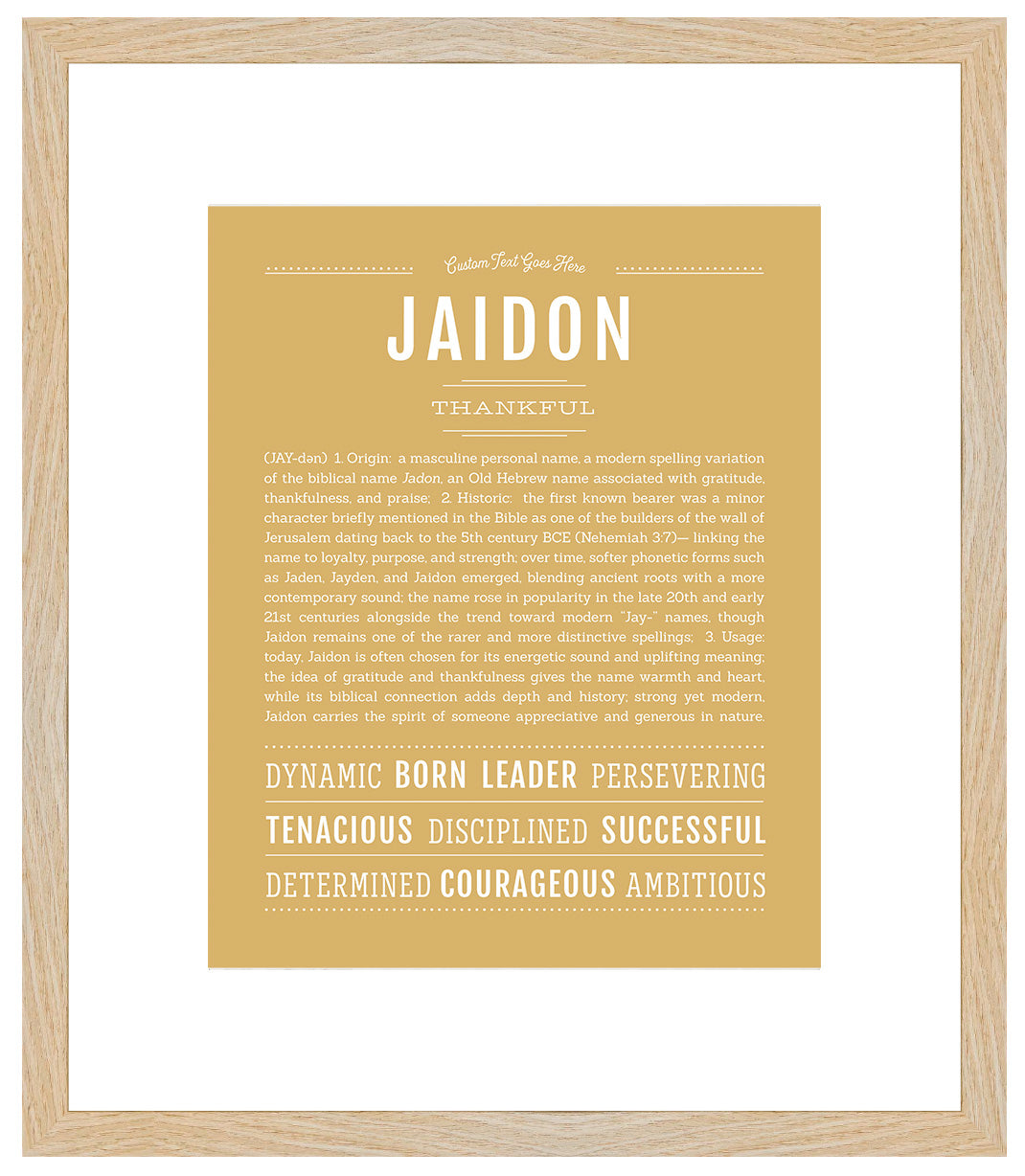 Jaidon | Name Art Print