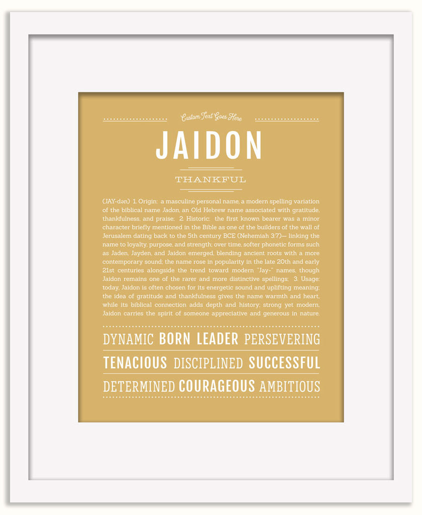 Jaidon | Name Art Print