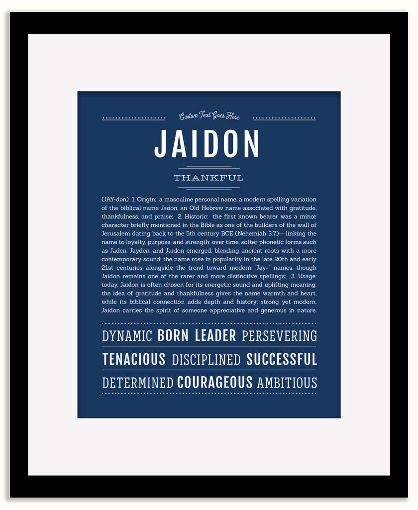 Jaidon | Name Art Print