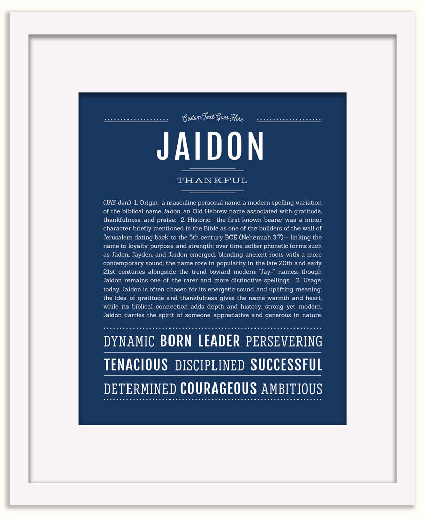Jaidon | Name Art Print