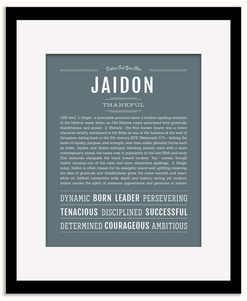 Jaidon | Name Art Print