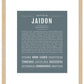 Jaidon | Name Art Print