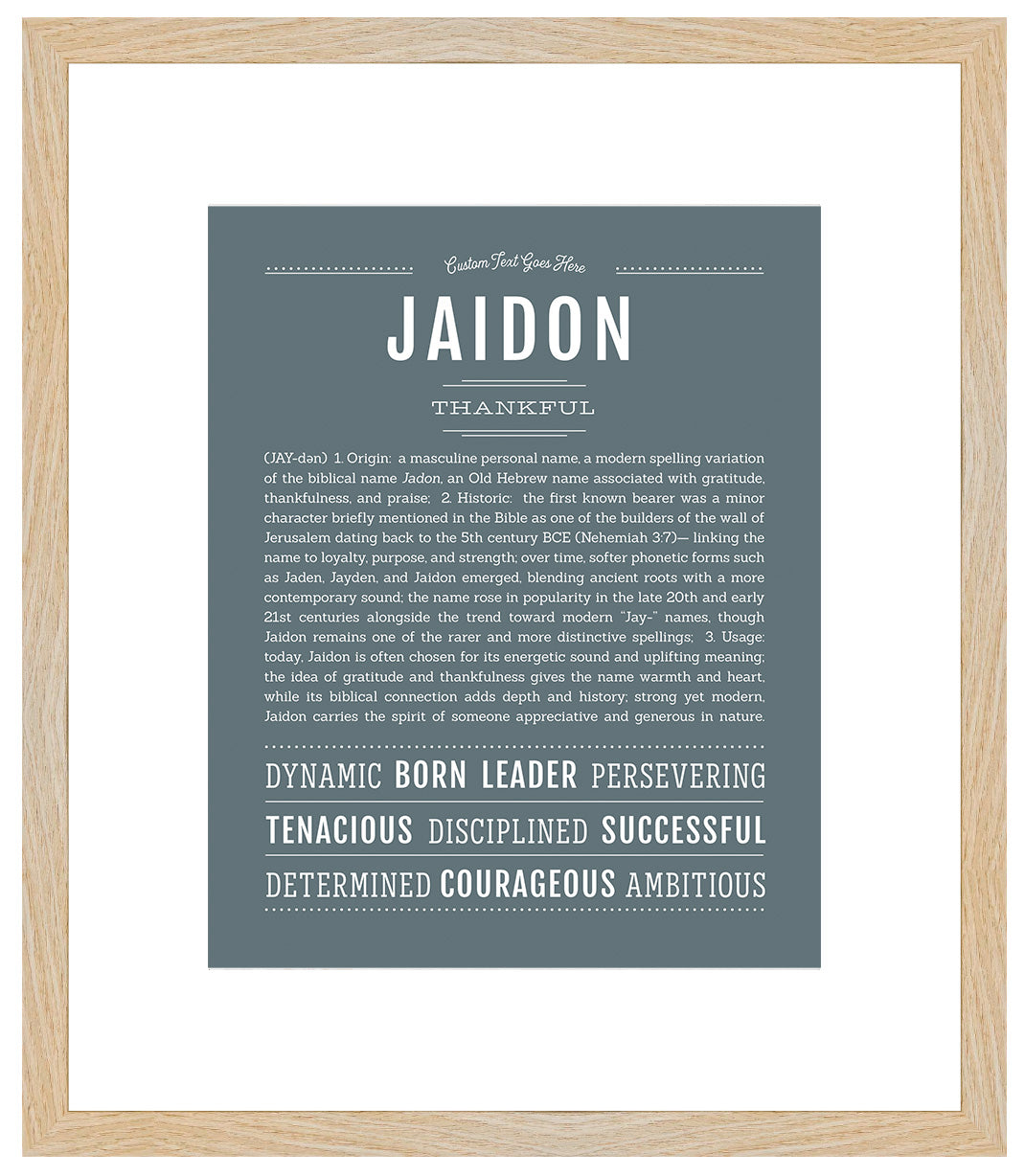 Jaidon | Name Art Print