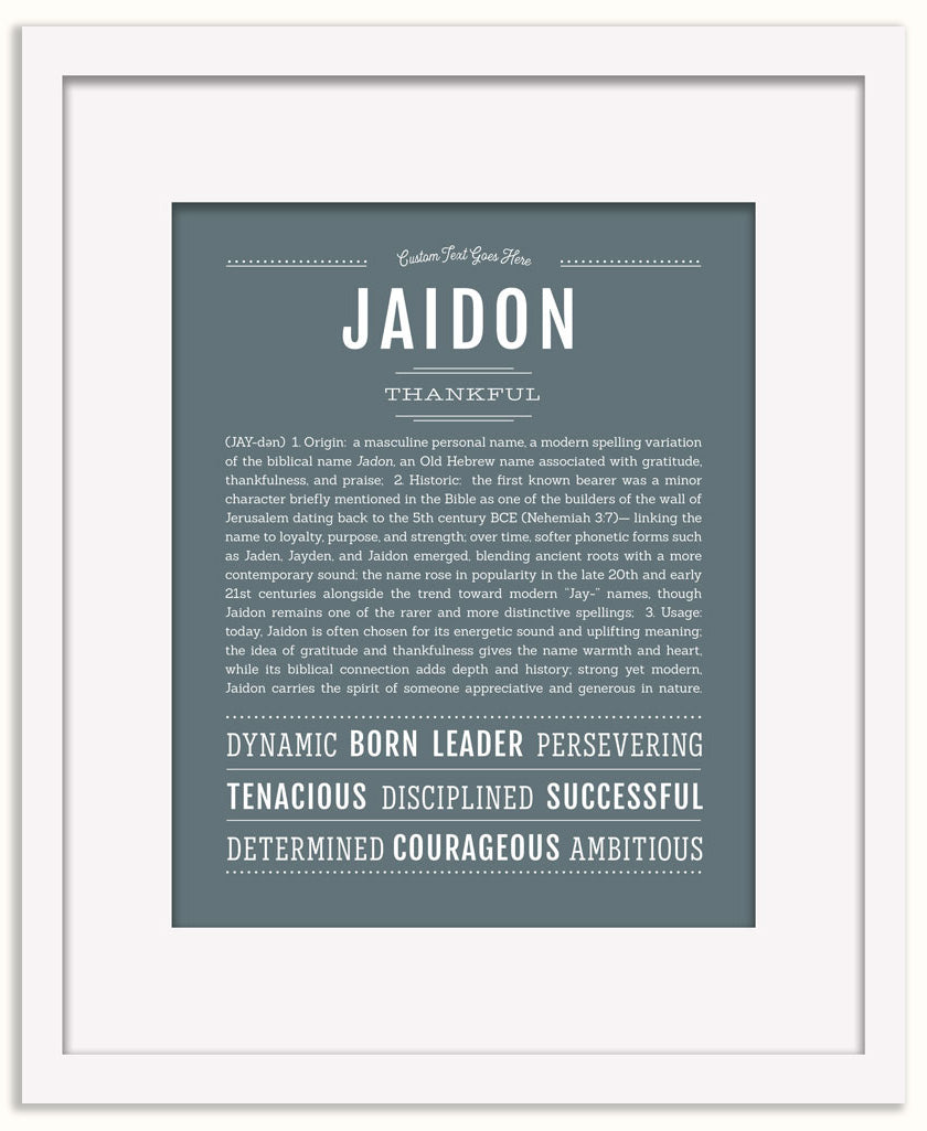 Jaidon | Name Art Print