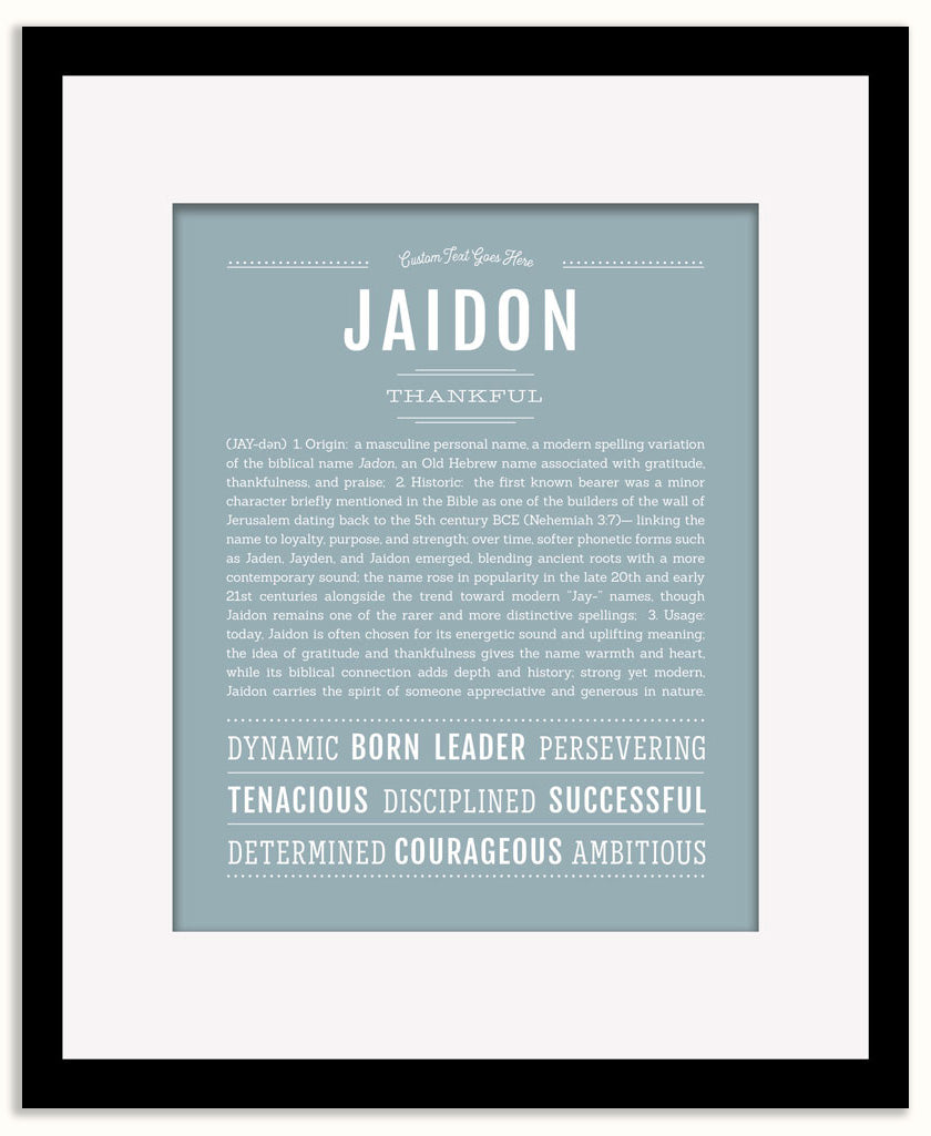 Jaidon | Name Art Print