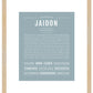 Jaidon | Name Art Print