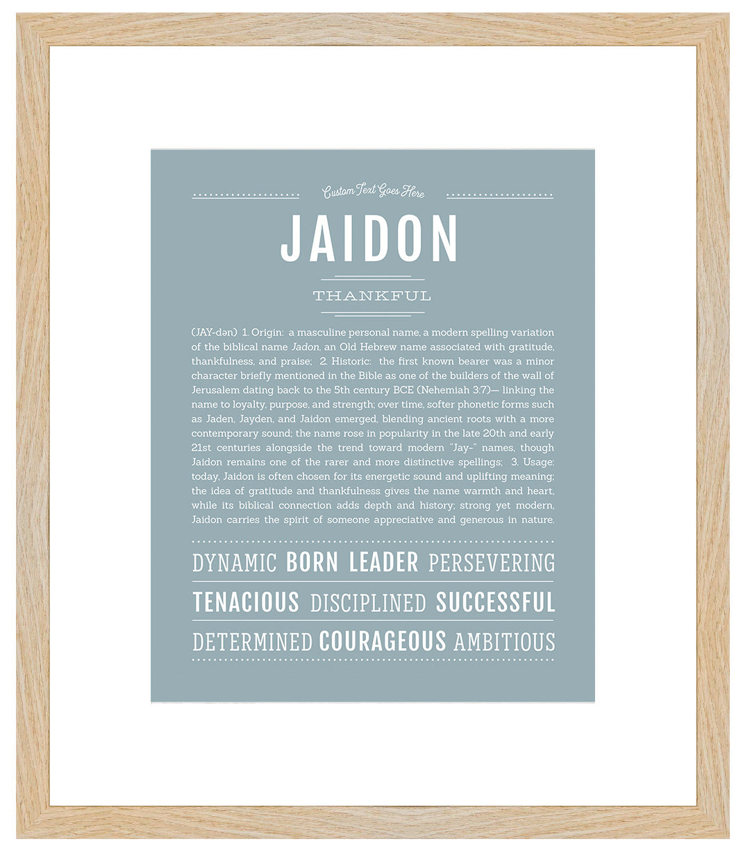Jaidon | Name Art Print