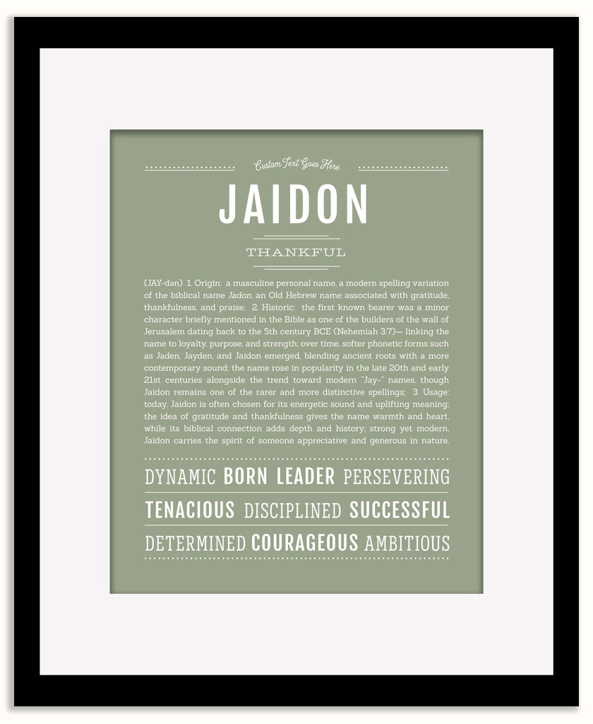 Jaidon | Name Art Print