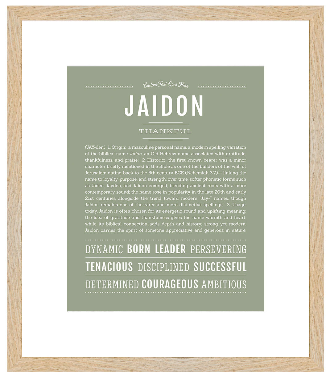 Jaidon | Name Art Print