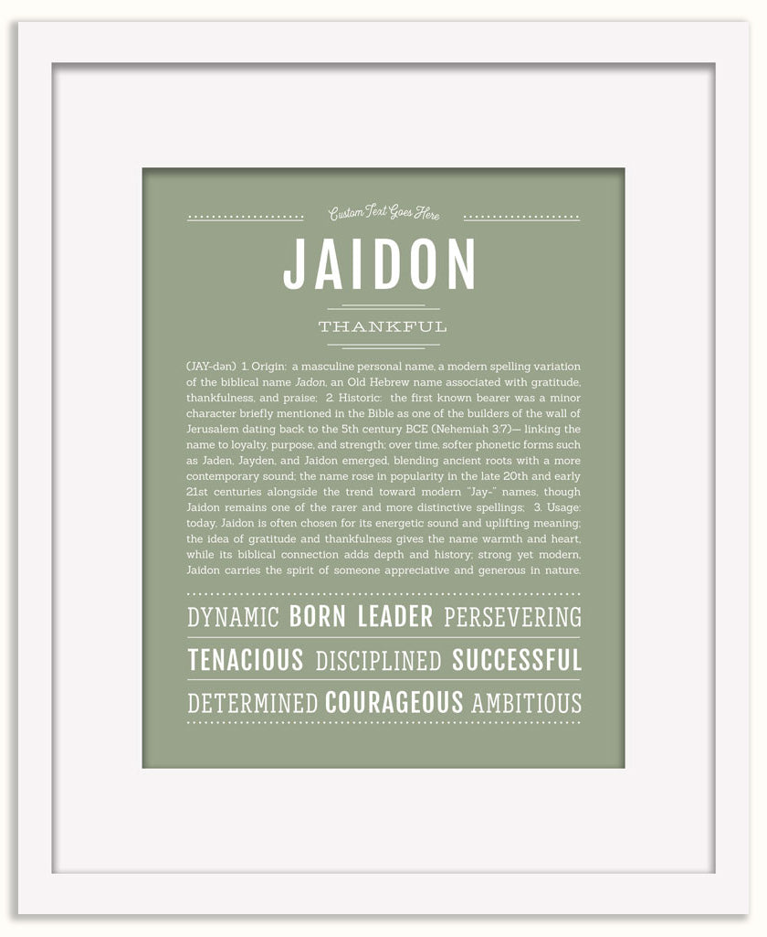 Jaidon | Name Art Print