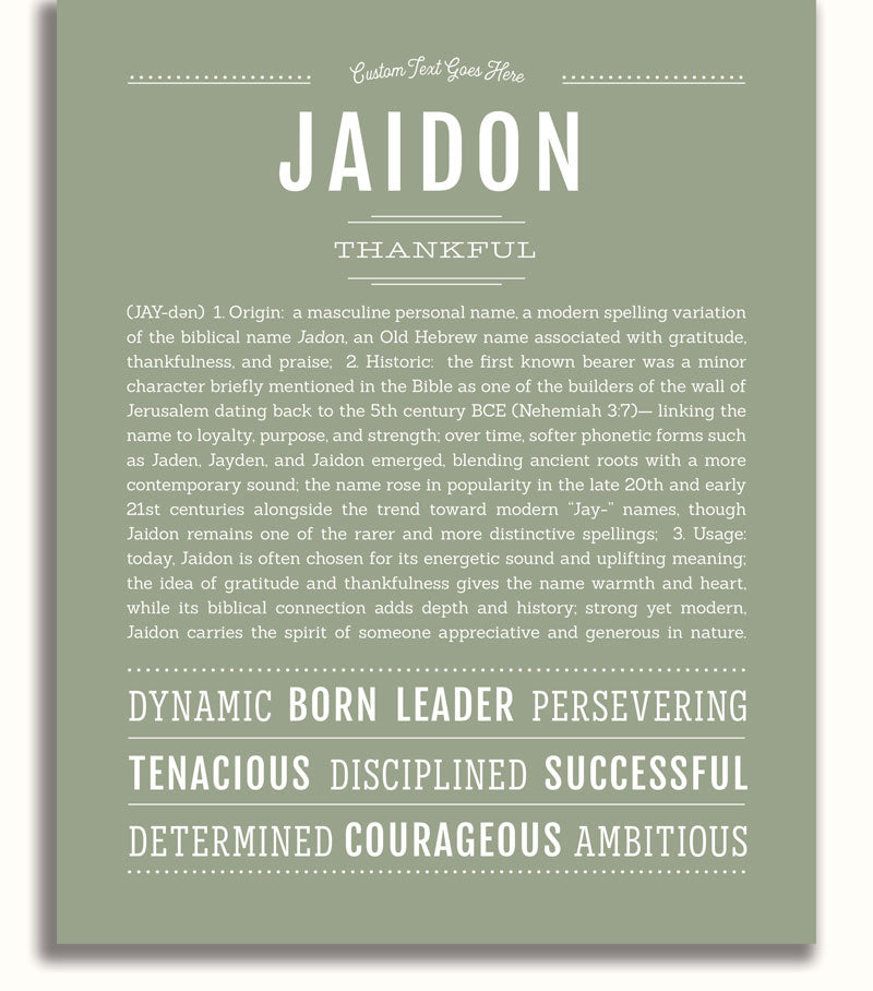 Frame Options | Sage | White Frame, Matted