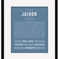 Jaidon | Name Art Print
