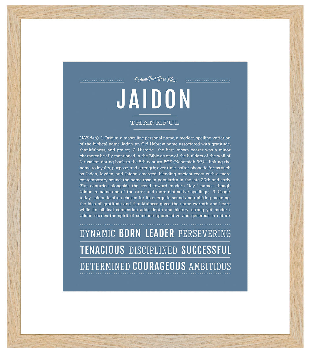 Jaidon | Name Art Print