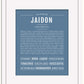 Jaidon | Name Art Print