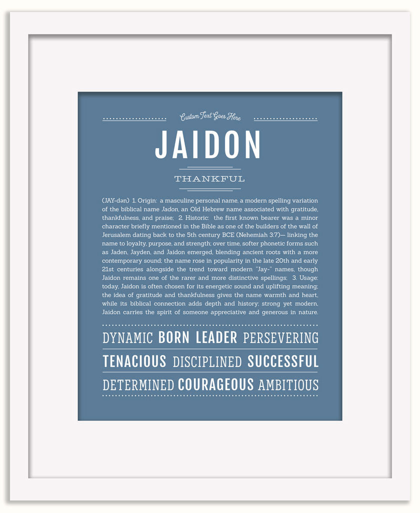 Jaidon | Name Art Print