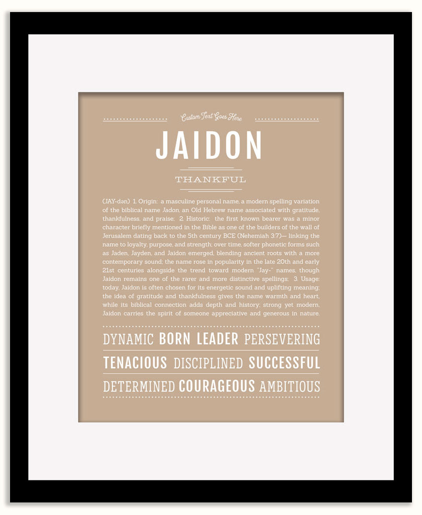 Jaidon | Name Art Print