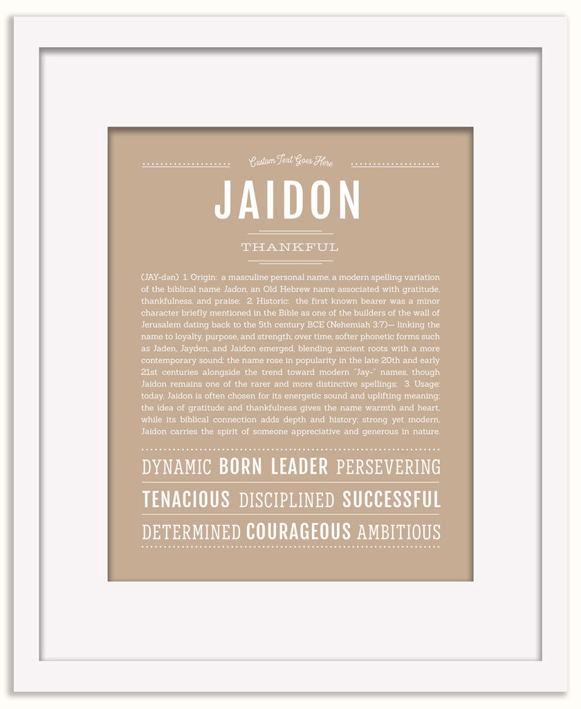 Jaidon | Name Art Print