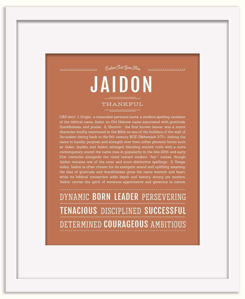 Jaidon | Name Art Print