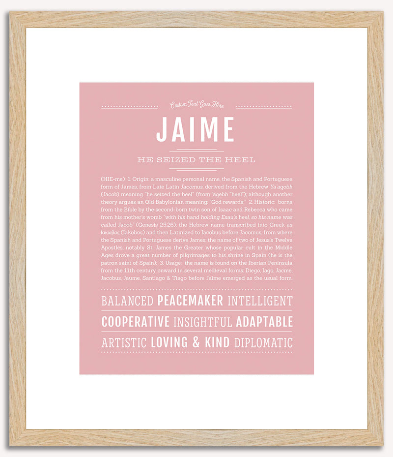 Jaime | Name Art Print