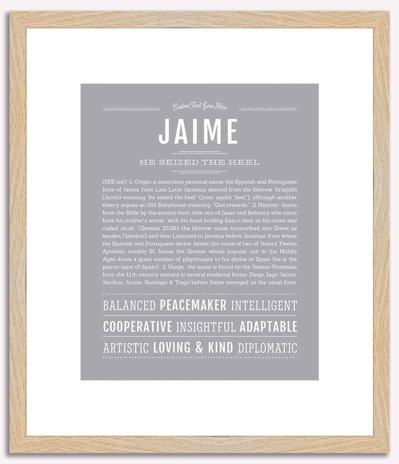 Jaime | Name Art Print