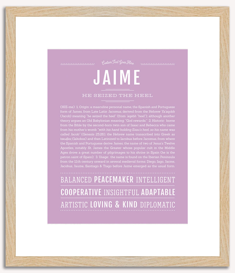 Jaime | Name Art Print