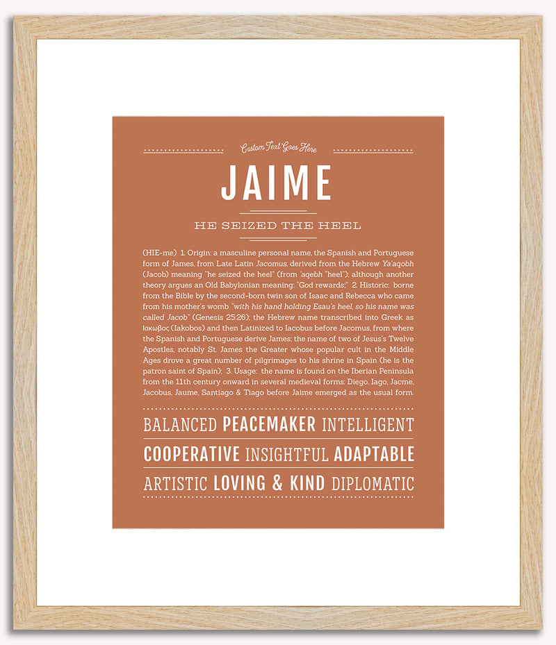 Jaime | Name Art Print