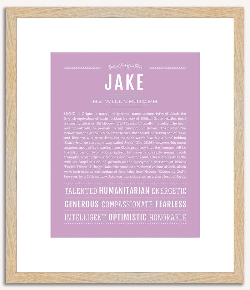 Jake | Name Art Print