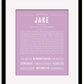 Frame Options | Lilac | Black Frame, Matted