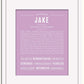 Frame Options | Lilac | White Frame, Matted