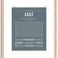 Jake | Name Art Print