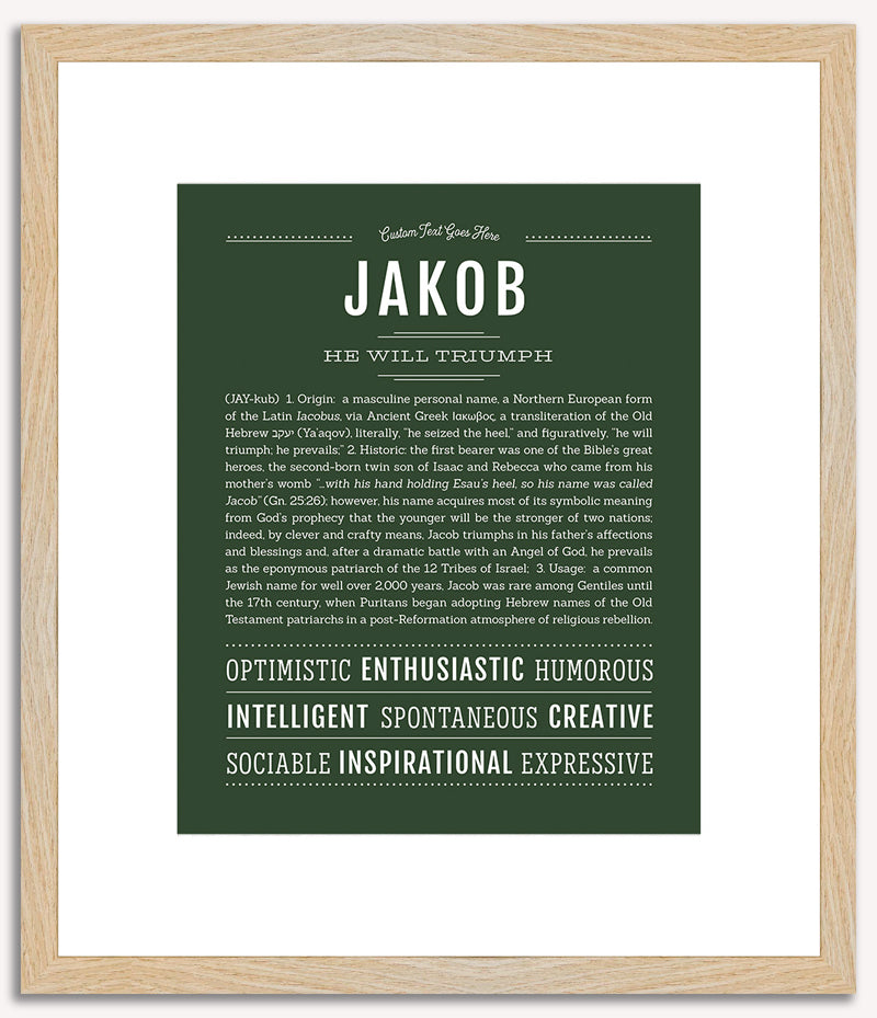 Jakob | Name Art Print